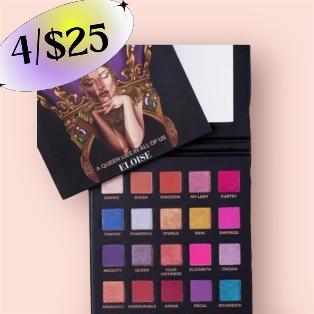 4/$25 Eloise Beauty The Queen Eyeshadow Makeup Palette